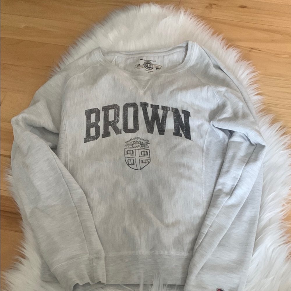 Brown University Women's Grey Sweater